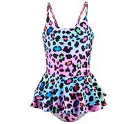 Generisch 2026 - Costume da bagno da bambina a squame di pesce vestito da ragazza fonte calda costume da bagno per bambini 80, Colore: rosa., 8-9Years