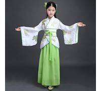 Generisch 2026 Costumi per bambini antichi e magnifici costumi per spettacoli storici per feste (verde, 10-12Years)