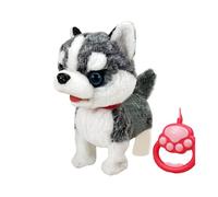 Generisch 2026 cucciolo di canto interattivo con funzione di lingua che lecca il frizzante, perfetto per bambini (nero, 28 cm)