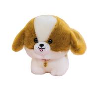Generisch 2026, cucciolo morbido Chow Chow con ciondolo, regalo di compleanno per ragazze (bianco, 20 cm)