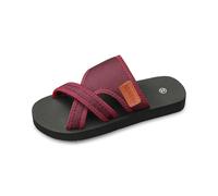 Generisch 2026 Donna Estate Tessuto Infradito All'aperto Casual Confortevole Spiaggia Pantofole Nero Donna Scarpe Elegante, Brick rosso, 36 EU