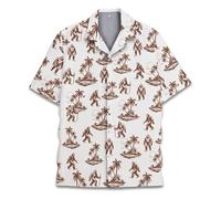 Generisch 2026 Elegante camicia a maniche corte da uomo con stampa digitale, vestibilità aderente, per l'estate, confortevole, traspirante, per l'uso quotidiano e le attività all'aperto, Altro., 5XL