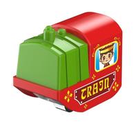 Generisch 2026, ferrovia 3D, per bambini dai 4 agli 8 anni, set da gioco per bambini dai 3 ai 5 anni, campus educativo con treno, autobus (A, taglia unica)