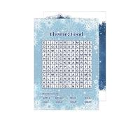 Generisch 2026 - Gioco di ricerca invernale di parole - per incontri tranquilli alle feste. Ricerca di parole in grande stampa per adulti, libro di attività natalizie, libro tascabile, riutilizzabile