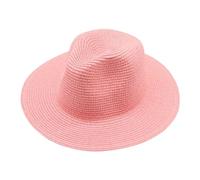 Generisch 2026 - In cappelli a tesa larga per l'estate sole spiaggia viaggio avorio e marrone cappello da sole uomo 63, Colore: rosa., Taglia unica