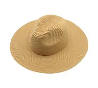 Generisch 2026 - In cappelli a tesa larga per l'estate sole spiaggia viaggio avorio e marrone cappello da sole uomo 63, cachi, Taglia unica