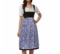 Generisch 2026, lunghezza gonna rosa, grembiule da donna per Dirndl tedesco, comodo, facile da pulire, tinta unita, di alta qualità, accessorio per feste tradizionali, festival, Oktoberfest, viola