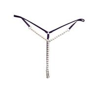 Generisch 2026 Massaggio Perline Biancheria intima Donna Passionale T-Back Stringtanga con Basso Per Relax Sensuale, Lilla, Taglia unica