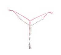 Generisch 2026 Massaggio Perline Biancheria intima Donna Passionale T-Back Stringtanga con Basso Per Relax Sensuale, Colore: rosa., Taglia unica