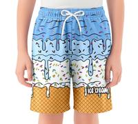Generisch 2026 - Pantaloncini da baseball per bambini per ragazzi e ragazze, estivi, casual, elastico, comodi pantaloncini con tasche per la vita quotidiana e le attività sportive Mutande lunghe per