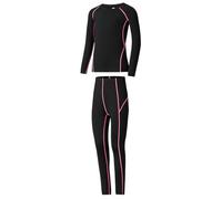 Generisch 2026 - Ragazzi Ragazzi Ragazze Base Layer Athletic Compressione Leggings e Camicie Set Intimo Termico Collant Tuta 152, rosa intenso, 24.00