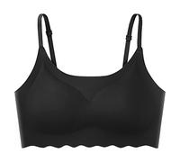 Generisch 2026 - Reggiseno in seta ultra sottile per donne, comodo, bellezza, schiena, yoga, palestra, corsa, reggiseno da allenamento con cuscinetti rimovibili, facile da fitness, Bk2., XXL