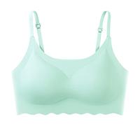 Generisch 2026 - Reggiseno in seta ultra sottile per donne, comodo, bellezza, schiena, yoga, palestra, corsa, reggiseno da allenamento con cuscinetti rimovibili, leggero Il mio ordine, Gn2, XL