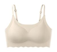 Generisch 2026 - Reggiseno in seta ultra sottile per donne, comodo, bellezza, schiena, yoga, palestra, corsa, reggiseno da allenamento con cuscinetti rimovibili, leggero Il mio ordine, b, XL