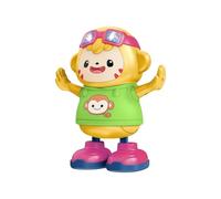 Generisch 2026 Robot scimmia cantante danza per bambini, illuminato, musicale, funzionale (verde, 15 x 17 x 7)