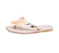 Generisch 2026 Sandali casual da donna con infradito floreali - perfetti per la spiaggia e le attività all'aperto, comodi sandali romani in stile boho estivo, Colore: rosa., 38 EU