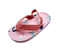 Generisch 2026 - Sandali da bambina in EVA con infradito regolabili, con cinturini da spiaggia, sandali estivi elastici, Colore: rosa., 25 EU