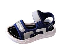 Generisch 2026 Sandali estivi da spiaggia per ragazzi con suola morbida confortevole design traspirante per avventure attive, Blu, 31.5 EU