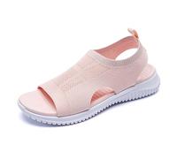 Generisch 2026 Scarpe da donna traspiranti di grandi dimensioni per la primavera: sandali eleganti alla moda con tacco intrecciato per infilarsi dentro comodi sandali per il tempo libero., Colore