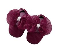 Generisch 2026 Scarpe da ginnastica morbide da principessa per ragazzi ragazze come primi passi con design flessibile, Colore: rosso, 19 EU