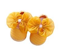 Generisch 2026 Scarpe da ginnastica morbide da principessa per ragazzi ragazze come primi passi con design flessibile, giallo., 22 EU