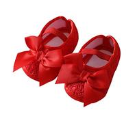 Generisch 2026 Scarpe Da Ginnastica Morbido Bambino Per I Bambini Come Scarpe Da Principessa Per Ragazze Ragazzi Con Suola Confortevole Design Elegante Per I Primi Passi, Colore: rosso, 19 EU