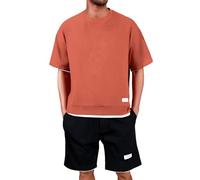 Generisch 2026, set da uomo casual, slim fit, elegante set di due pezzi, per tutti i giorni e il tempo libero, versatile per tutte le stagioni, materiale di facile manutenzione con set sportivo