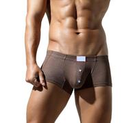 Generisch 2026 Slip da uomo morbidi come pantaloncini da trunk a basso raggio in stile per gli uomini, caffè, XXL