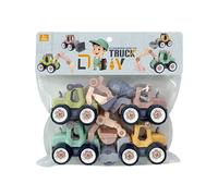 Generisch 2026 Smontare il carrello da cantiere, costruirlo con un cacciavite da solo. UN progetto educativo di costruzione per ragazzi ragazze. (bianco, 30 x 28 x 7 cm)