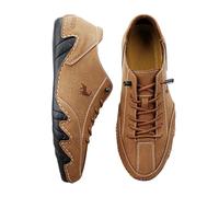Generisch 2026 "Stivali da equitazione casual da uomo comodi stivali da moto eleganti con extra grip scarpe da uomo Tokyo, marrone, 46 EU