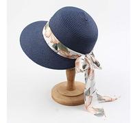Generisch 2026 - Summer hat Beach Floppy Hut Rolle Damen Beanie UPF50 nach oben Faltbare Paglia Sun Baseball Cap Fischerhut Japan, Blu marino, Taglia unica
