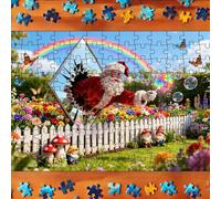 Generisch 2026 Trascorri un tempo meraviglioso con una selezione di puzzle per creare la tua storia natalizia piena di felicità! (verde, 30 x 21 cm)