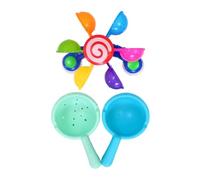 Generisch 2026 Turbina da bagno per bambini, giocattolo dell'acqua e mulino a vento per la vasca da bagno, adatto per neonati e bambini piccoli (blu, 15)