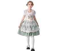 Generisch 24 storie dell'Avvento, abiti da ragazza, graziosi motivi floreali, estivi, casual, abbigliamento da festa, comodo, tessuto morbido, abbigliamento per bambini, design elegante a quadri