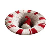 Generisch 3D Rugs Optical Illusion - Non-skid Indoor Christmas Mat, Round GNOME Area Rug | Elegante decorazione per la casa e l'ufficio, morbido antiscivolo