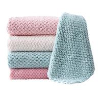 Generisch 4 strofinacci da cucina super assorbenti, in morbida microfibra, antiaderenti, per la cucina, per la casa, design semplice e complesso