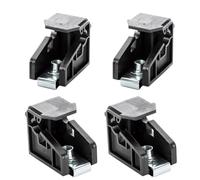 Generisch 4 x supporto per fanali clip POLO 6R 6C 2009 - sinistra + destra