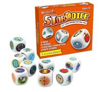 Generisch 9 dadi per raccontare le storie, 11 x 10 x 2,5 cm, narrazione creativa infinita, 54 dadi iconici, gioco fantasioso, divertente gioco familiare per bambini e adulti