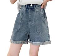 Generisch , Abbigliamento casual per bambini, per le attività quotidiane e per il tempo libero. Ideale per bambini dai 4 ai 15 anni. Si abbina perfettamente alle scarpe sportive., Blu, 14-15 Anni