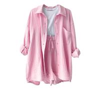 Generisch Abbigliamento estivo per le vacanze casual, estivo, abbigliamento casual e pantaloncini con elastico in vita | abbigliamento da vacanza, abbigliamento da spiaggia per shopping, attività