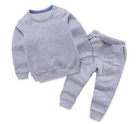 Generisch Abbigliamento invernale a maniche lunghe a maniche lunghe, per bambini, per l'autunno, grigio., 4-5 Jahre