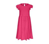 Generisch Abiti estivi per ragazze per la vita quotidiana e il tempo libero all'aria aperta. Abito con vita elastica per bambini dai 6 ai 15 anni. Design leggero e arioso per comfort e stile., rosa