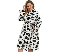 Generisch Accappatoio da donna - soffice accappatoio lungo caldo accappatoio da donna morbido accappatoio da donna