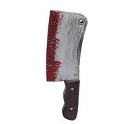 Generisch Accessorio Farce | Halloween Bloody Toy | Taglierino simulato da 30 cm per costume horror Cosplay Decor celebrazione e scorte spaventose fai da te