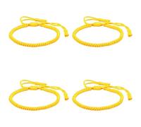 Generisch Acciaio Naturale Gioielli Bracciale Regolabile Woven Rope Knot Bracciali Per Mens Womens Bracciale Gioielli, One Size*4, Nankan Wire