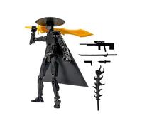 Generisch Action Figure - Robot da collezione da assemblare con articolazioni mobili, action figure di piccole dimensioni, per film, compleanno, Natale, amici, bambini, anime