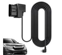 Generisch Adattatore OBD, Plug and Play, convertitore di tensione da 12 V/24 V a 5 V, cablaggio fisso, adattatore di alimentazione per auto, per viaggi quotidiani, montaggio successivo, destinazioni
