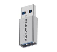 Generisch Adattatore per protezione dati USB C - (4,5 x 1,5 cm) in alluminio USB di tipo C | Protezione per smartphone con protezione contro il furto di dati, ricarica sicura per computer portatile e