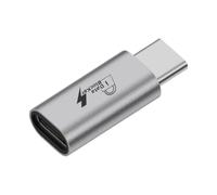 Generisch Adattatore per protezione dati USB C - (4,5 x 1,5 cm) in alluminio USB di tipo C | Protezione per smartphone con protezione contro il furto di dati, ricarica sicura per computer portatile e