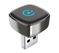 Generisch Adattatore Wi-Fi 2 in 1 in metallo PP 2,3 x 2,3 x 2,8 cm, 26 g - 2026 Aggiornamento Mini IOS Dongle USB Tipo C Plug and Play Kit Auto per connessioni cablate e wireless